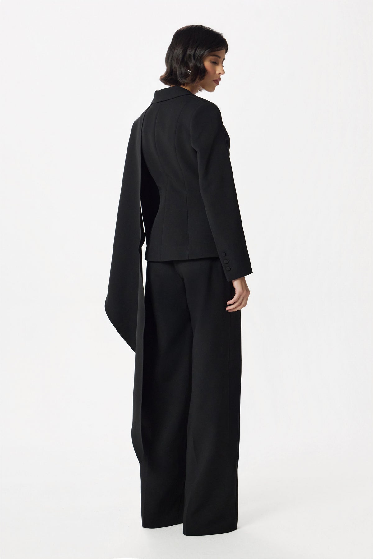 EMBER Cape Blazer in Black