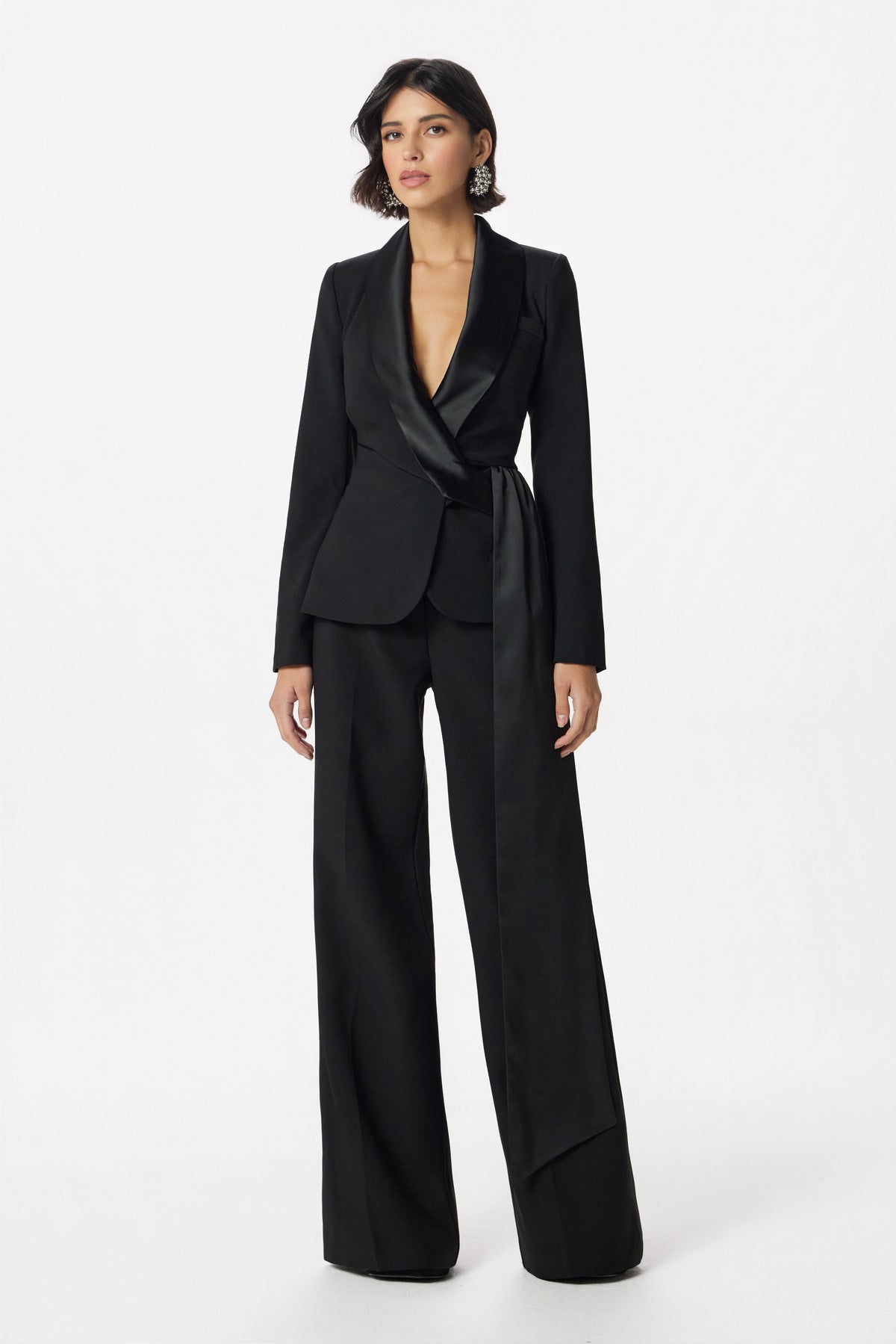 CHLOE Sash Blazer in Black