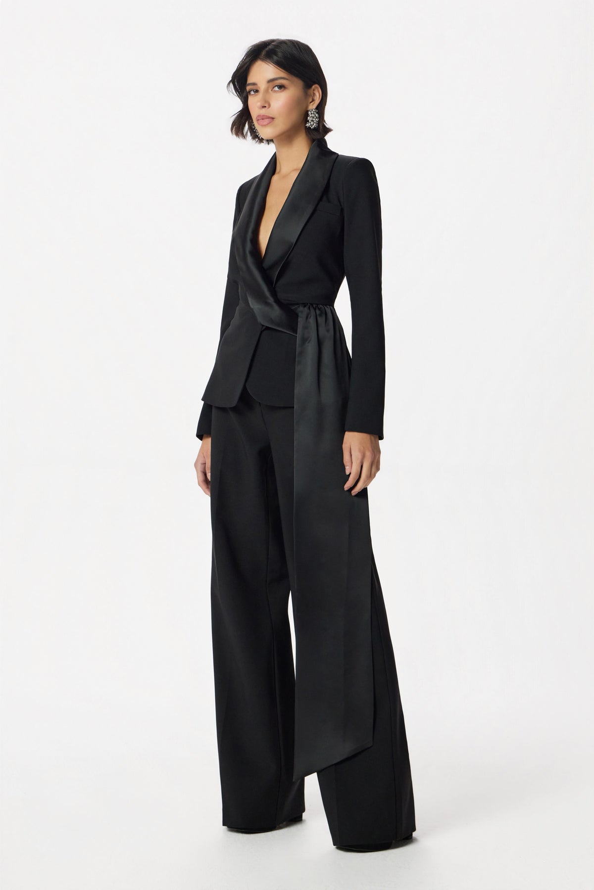 CHLOE Sash Blazer in Black