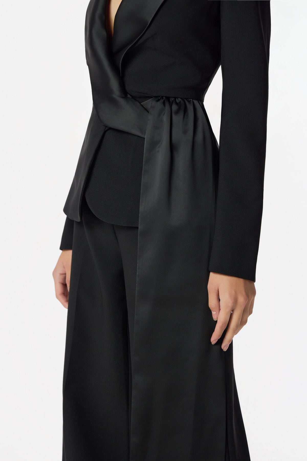 CHLOE Sash Blazer in Black